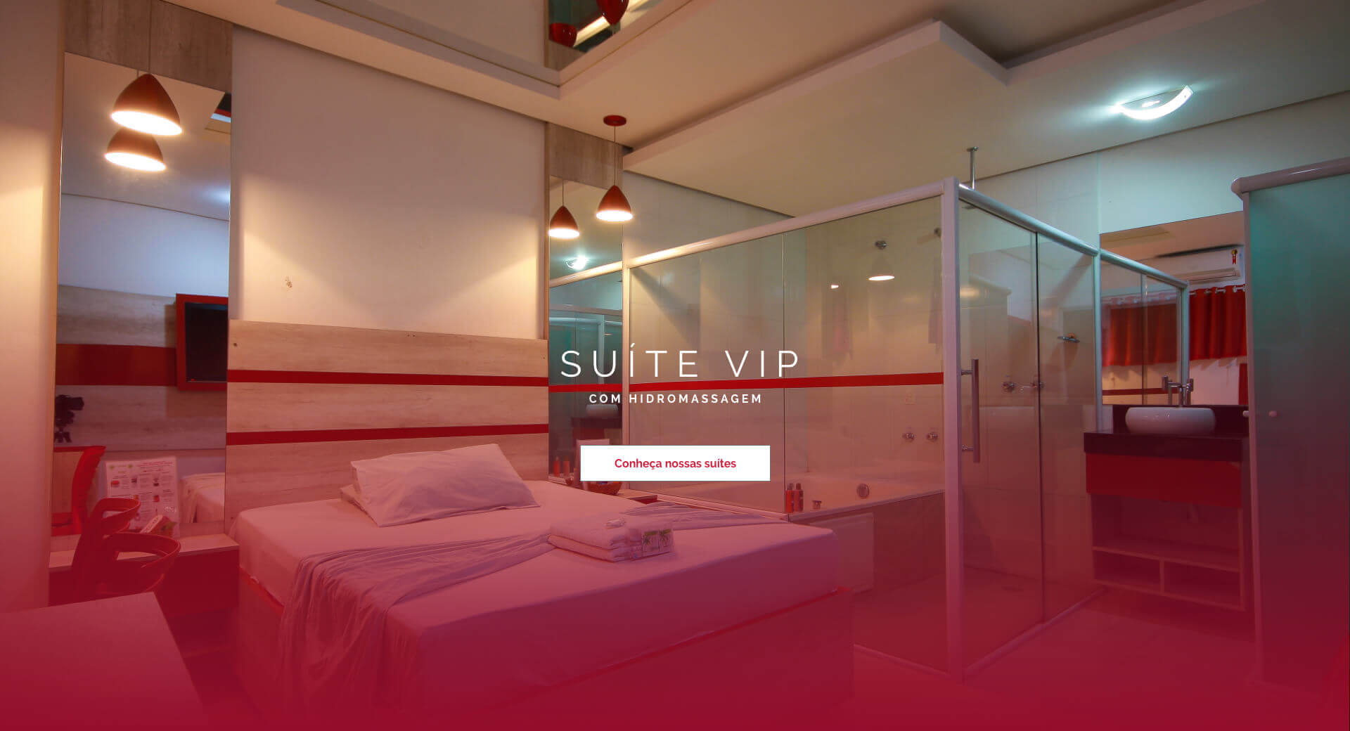 Banner suite vip com hidromassagem